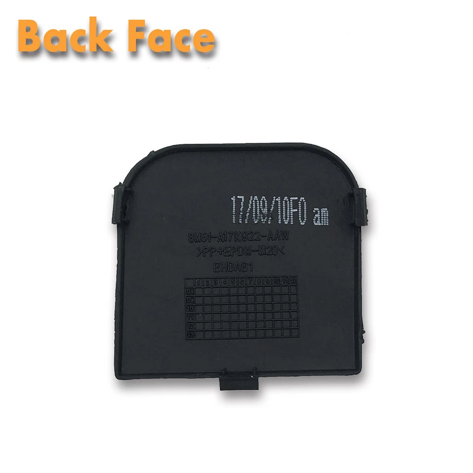 Tapa de cubierta de ojo de gancho de remolque para parachoques trasero 1 pieza para Ford Focus 2009-2011 hatchback Foto 2 de 4