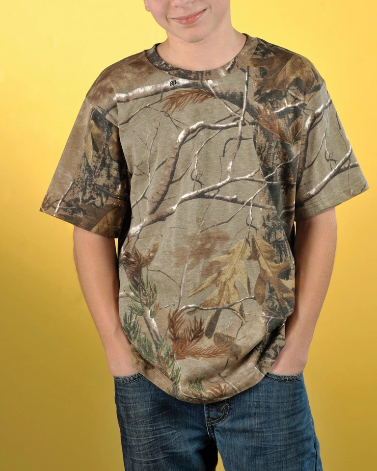 CODE V 2-Pack Code Five Youth Realtree Camo T-Shirt 2280 ap (Medium)