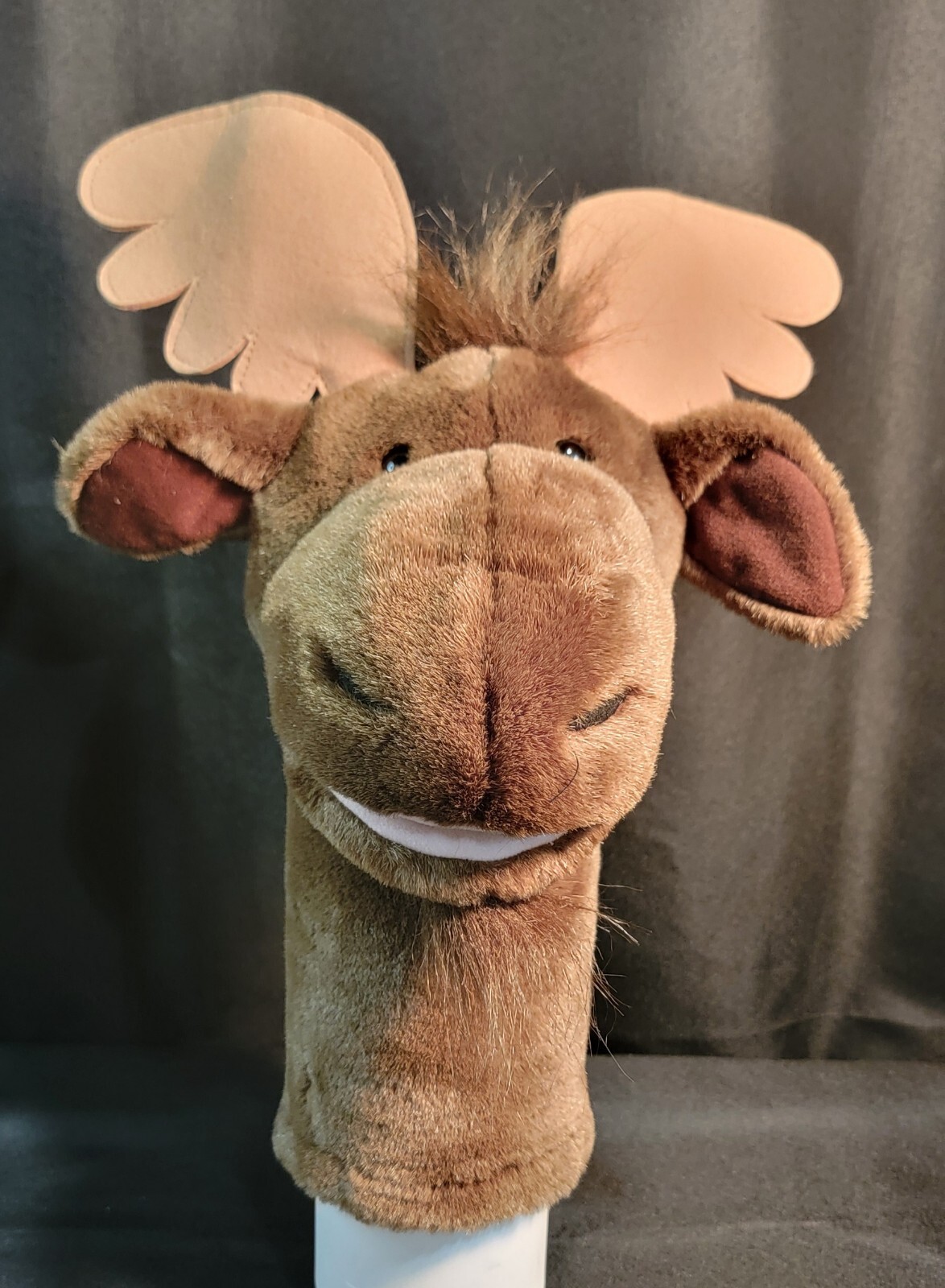 Moose Puppet Aurora A &A Plush Pet Kid Toy Interactive Nature Environment Learn