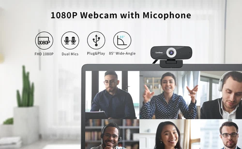 4k/1080p Webcam Streaming with Microphone for Desktop Computer Software USB LOT