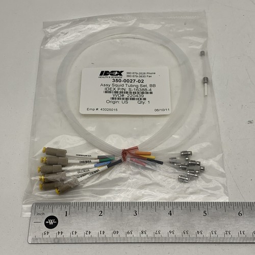 (9-Tube) Idex 1/16" OD Squid Tubing Set, F-356 & P-141 Super Flangeless Fittings - Picture 10 of 10