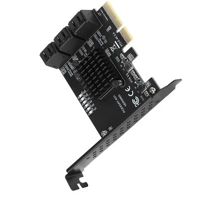New Expansion Card PCIE To 6Port SATA3.0 Hard Disk 6G PCIE3.0 GEN3 4X Interface