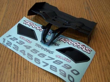 Fits Traxxas Jato 4x4 VXL Wing Wing Mount & Decal Sheet Spoiler 90386-4