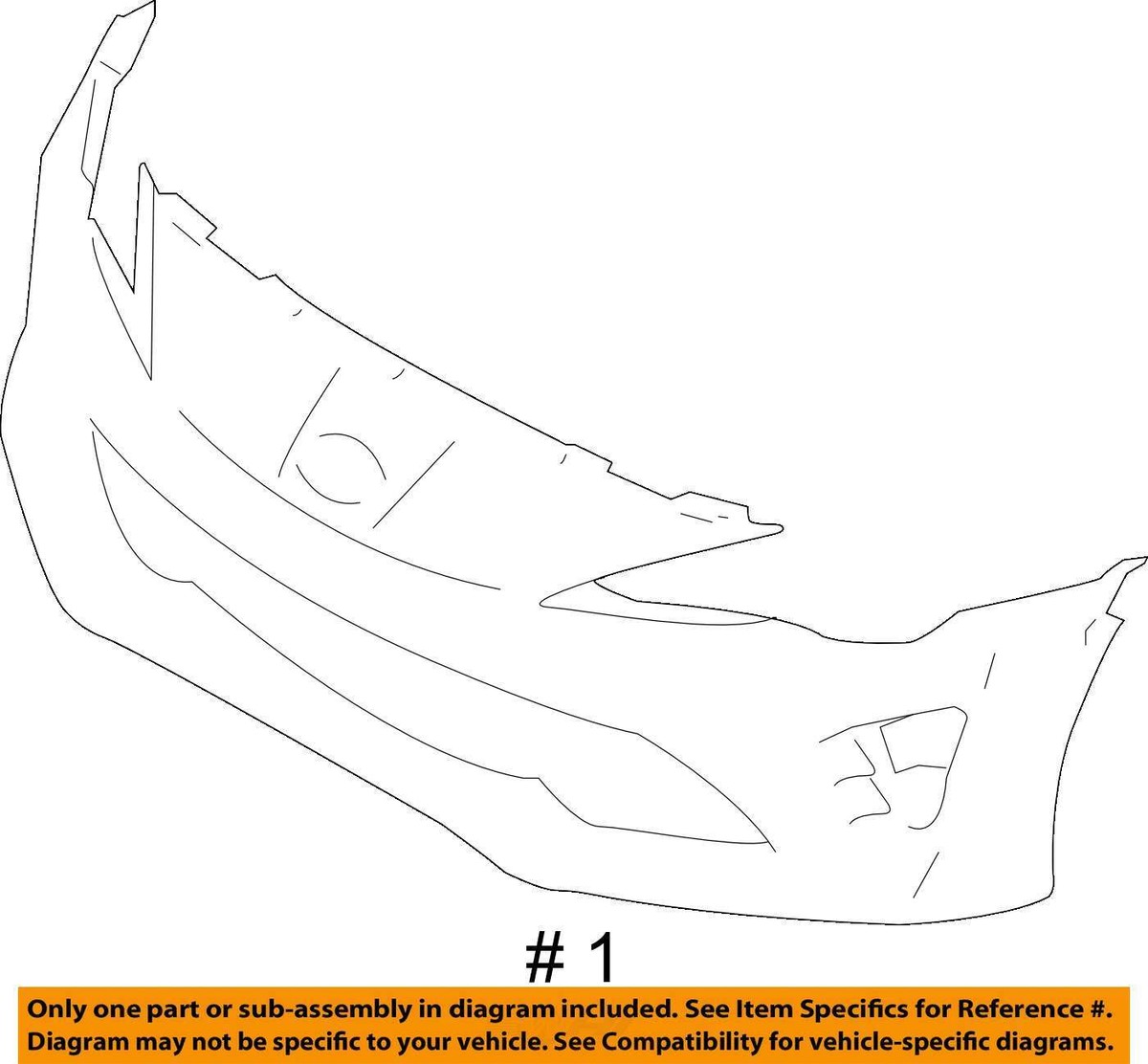 Su003-06828 Toyota Cover Front Bumper SU00306828 Genuine OEM