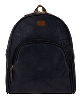 Bric's Life Backpack Freizeitrucksack Rucksack Blue Dunkelblau Hellbraun Neu