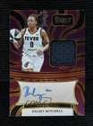 2025 Panini Select WNBA Memorabilia Purple Prizm 29/99 Kelsey Mitchell Auto