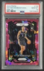 VICTOR WEMBANYAMA PSA 10 2023-24 PANINI PRIZM #136 ROOKIE PINK ICE RC SPURS 829