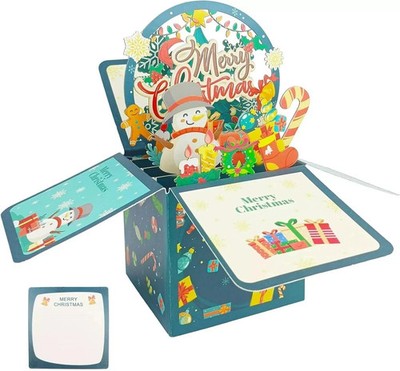 3D Creative Christmas Pop-Up Box
