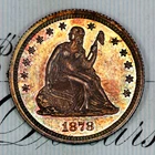 * 1878 * PRISTINE++ GEM PROOF SEATED LIBERTY QUARTER * FROM ORIGINAL COLLECTION