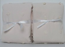 Pottery Barn Teen Tufted Dot Blackout Curtains, Set of 2 50" X 96" Blush New