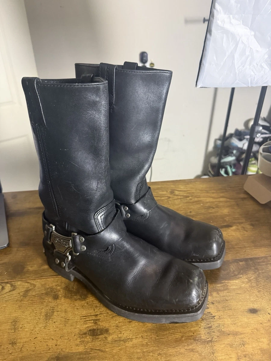 NIB Men\'s Cruiserworks Black Moto Boots, Size 12.5, Leather, Made in USA 100% Leather Boots Black 12 US Shoe Motorcycle & Powersports  main image 4