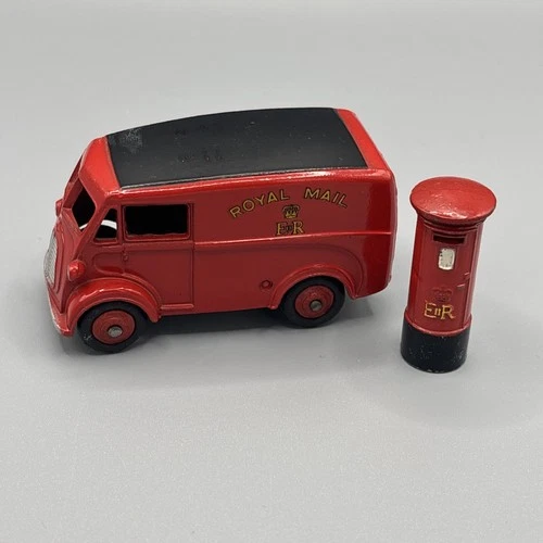 Vintage Dinky Toys Royal mail van red no 260  plus DInky Post Box