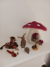 Collection of Needle felted items 