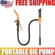 Battery Powered Electric Fuel Transfer Siphon Pump Gas Oil Water Liquid 2.4 GPM
