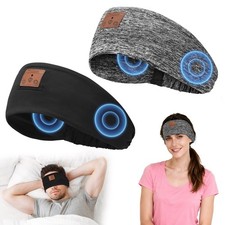 2PACK Sleeping Headphones, Headband Headphones, Bluetooth Headband with Thin ...