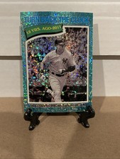 2026 Topps Heritage Turn Back The Clock Derek Jeter Chrome Light Blue Sparkle