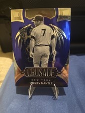2023 Chronicles Crusade #11 Mickey Mantle Blue Velocity Jersey # /99