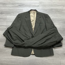 Vtg USA MADE Botany 500 Olive 2Pc Mens Suit Size 48 / 40x28