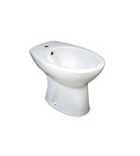 BIDET A TERRA IN CERAMICA BIANCO "SERIE IDRO".