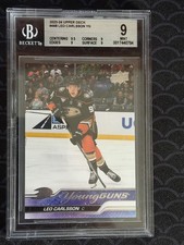2023-24 Upper Deck Series 2 Young Guns Leo Carlsson RC BGS 9 Mint