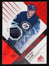 2016 SP Game Used Red Spectrum Premium Material 14/25 Patrik Laine #185 Auto x8p
