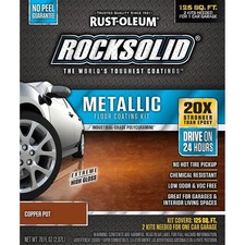 Rust-Oleum RockSolid Copper Polycuramine Garage Floor Coating 70 Fl Oz