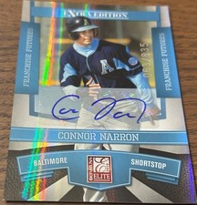 2010 Donruss Elite Extra Edition CONNOR NARRON #47 🔥 Orioles RC Autograph  /835