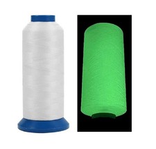TcJ-Chen 3000Yards / 2700M Glow in The Dark Embroidery 3000 Yard, White