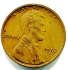 1910-S Lincoln Wheat Cent / Penny !!  Scarce Date !! Full Ears !
