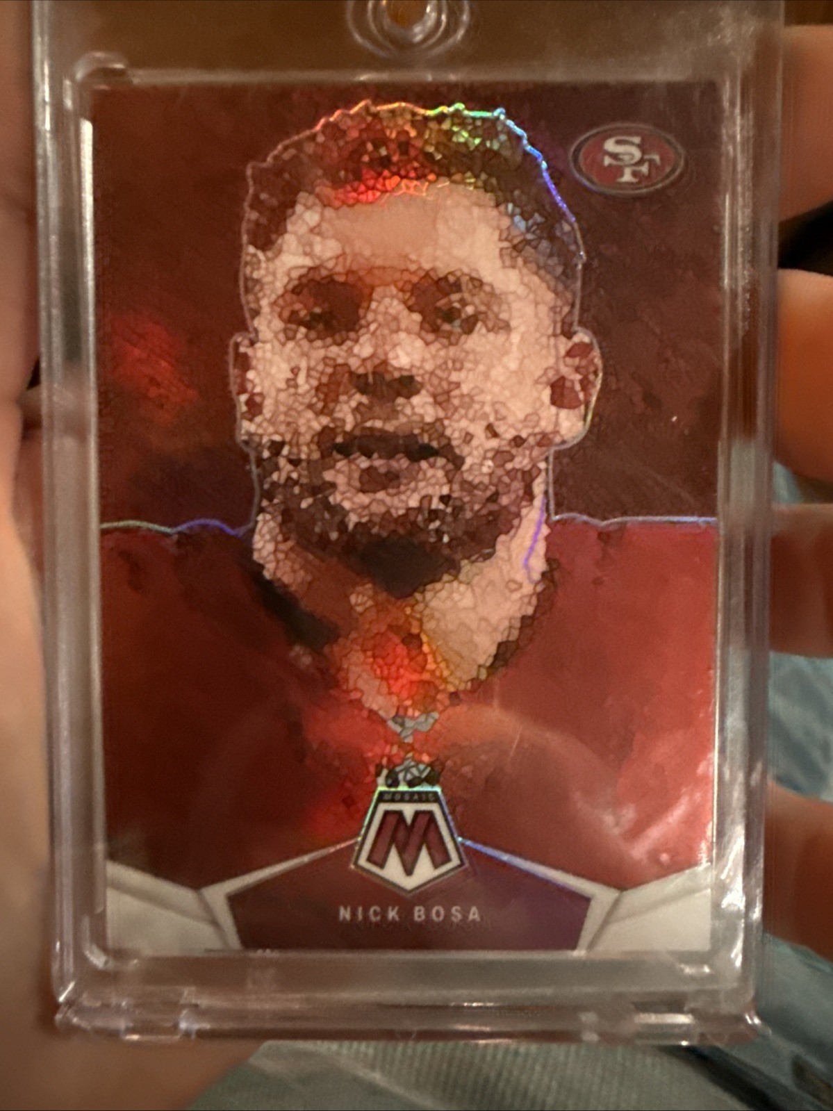 2024 Panini Mosaic Nick Bosa #MM-NBA Micro Mosaic SSP Case Hit 49ers