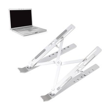 Aluminum Alloy Laptop Holder Stand Adjustable Bracket Foldable For Notebook
