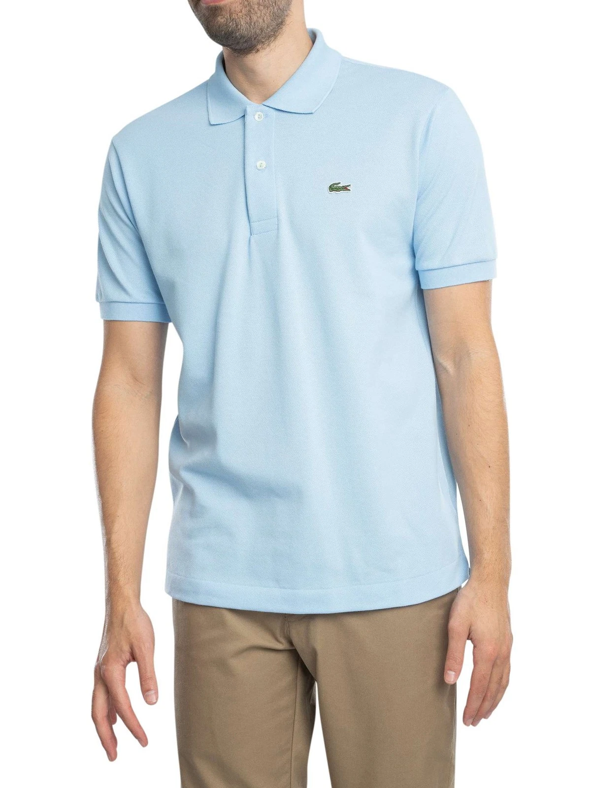 Lacoste Men's Original Pique Classic Fit Polo Shirt, Blue