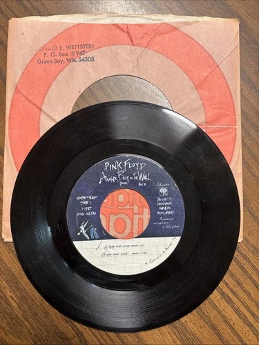 Pink Floyd Another Brick In The Wall/One Of My Turns Wall Label 1979 Cbs 45