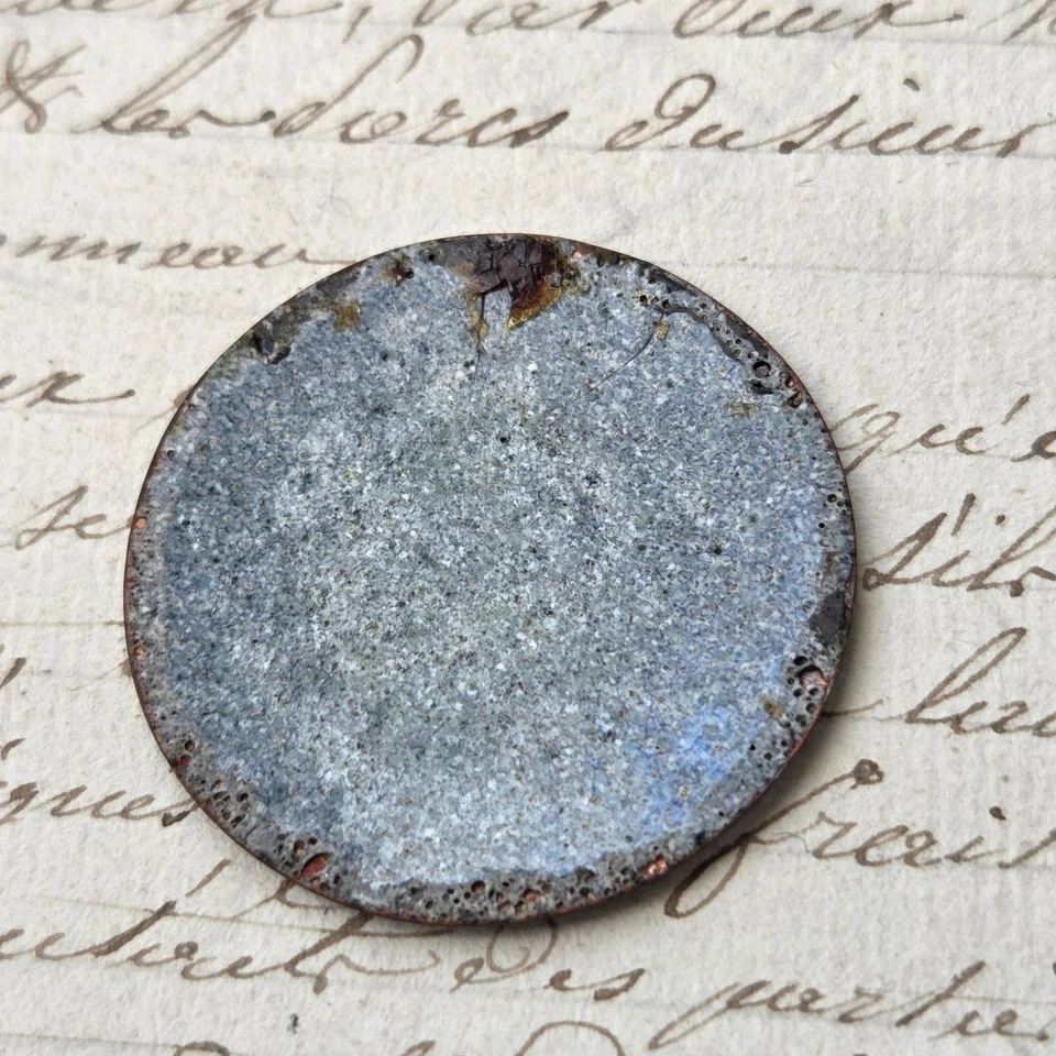 Portrait Miniature Email Peint Vierge Marie XIXè - Photo 3/4