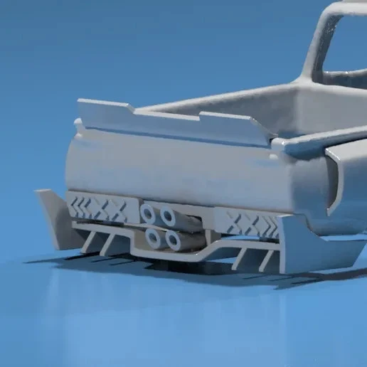 1/64 Impresión Datsun 620 FatBoi Kit Ancho Hotwheels Impresión 3D Foto 2 de 4