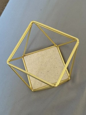 Umbra Prisma Accessory Organizer - Geometric Jewelry Organizer - Matte Brass