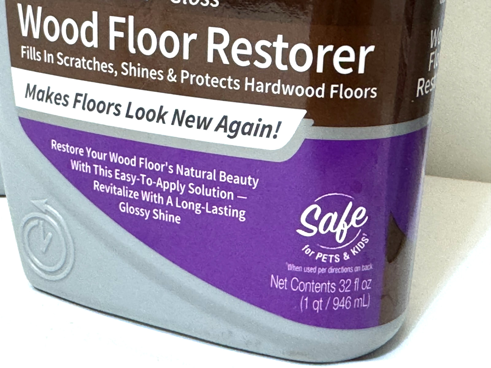 LOT of 3 Rejuvenate Professional High-Gloss Wood Floor Restorer (32oz /bottle)
