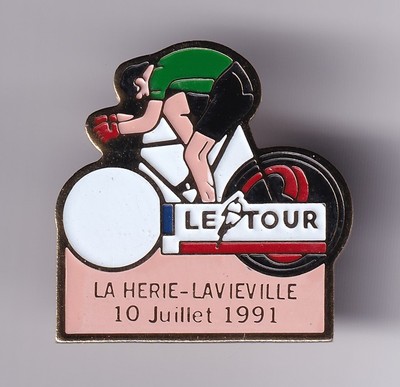 Pin's Vintage Tour De France 1991 - Souvenir Cyclisme - Occasion