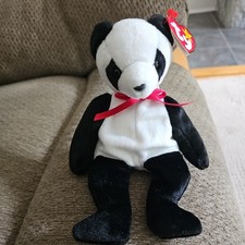 TY Beanie Baby - FORTUNE the Panda Bear 8 inch 