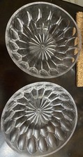 10 CLEAR Plastic Crystal Looking Snack Bowls, Holds 1 Cup, 4.5”, Made In USA