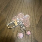 Pink Butterfly Keychain Party Favor w/ Organza Thank You Bag — photo 1