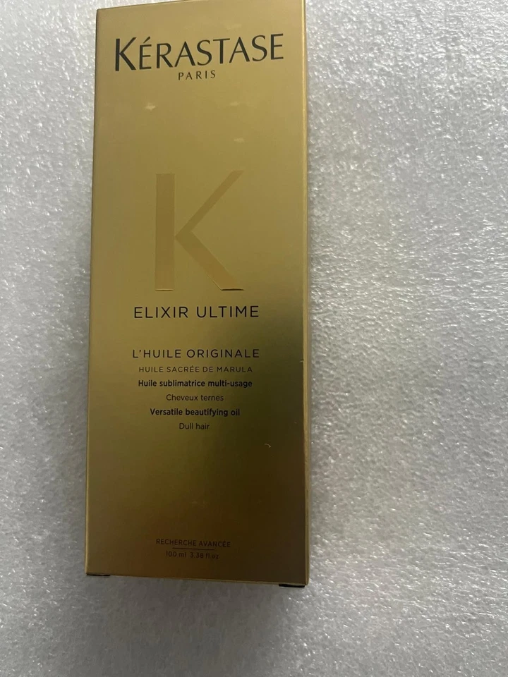 Kerastase Elixir Ultime питательное масло для волос увлажняющая гладкая вьющаяся сыворотка - свежая - Изображение 3 из 3