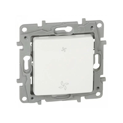 Legrand 096672 Interruttore VMC Niloé 2 posizioni argento