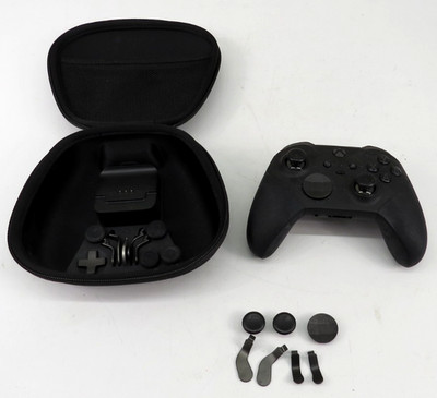 Xbox Elite Series 2 Wireless Controller 1797 Black W/Case & Accessories