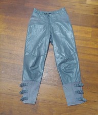 Women's Vintage Leather/Suede Biker Style Pants 28 X 28