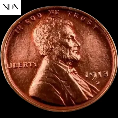 1913-S Lincoln Wheat Penny Cent - Gem BU Red