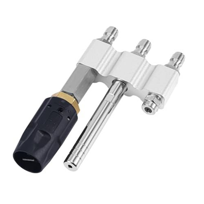 #ad Cleaning with 3 in 1 Adjustable Stainless Steel Pressure Washer Nozzle $55.03