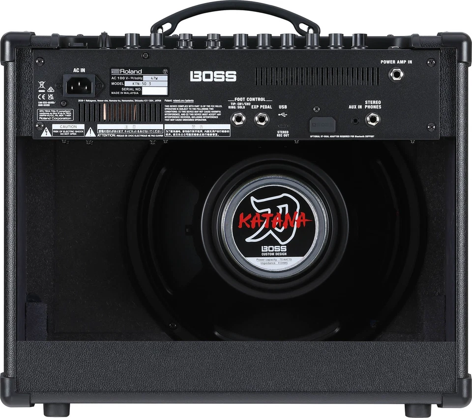 Boss Katana-50 Gen 3 50-Watt 1x12-Inch Guitar Combo Amplifier - Image 3 of 4