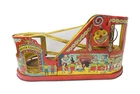 Vintage J. Chein Tin Litho Roller Coaster Wind Up Toy Damaged Decorative Parts