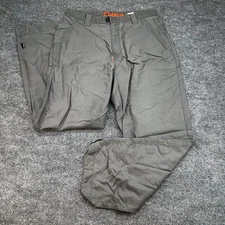 VNTG Y2K MENS JNCO 34x32 GREY NYLON PANTS Style: J452NY Cut # 10342B